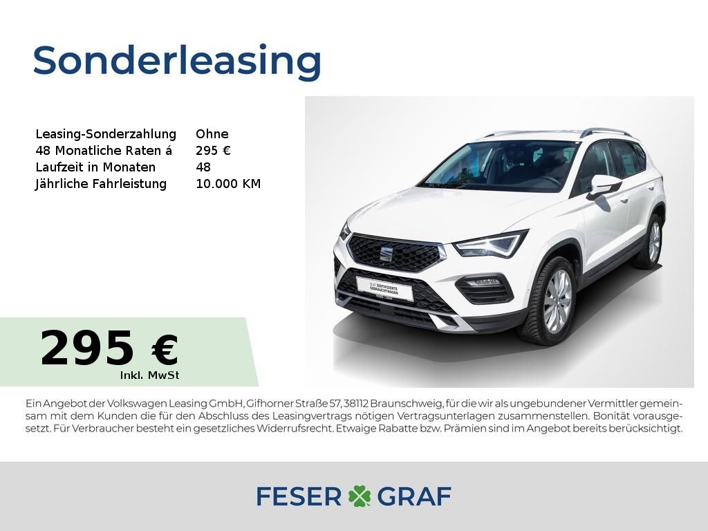Ateca 1.5 TSI Style DSG AHK Navi RüKa Sitzh. 17"