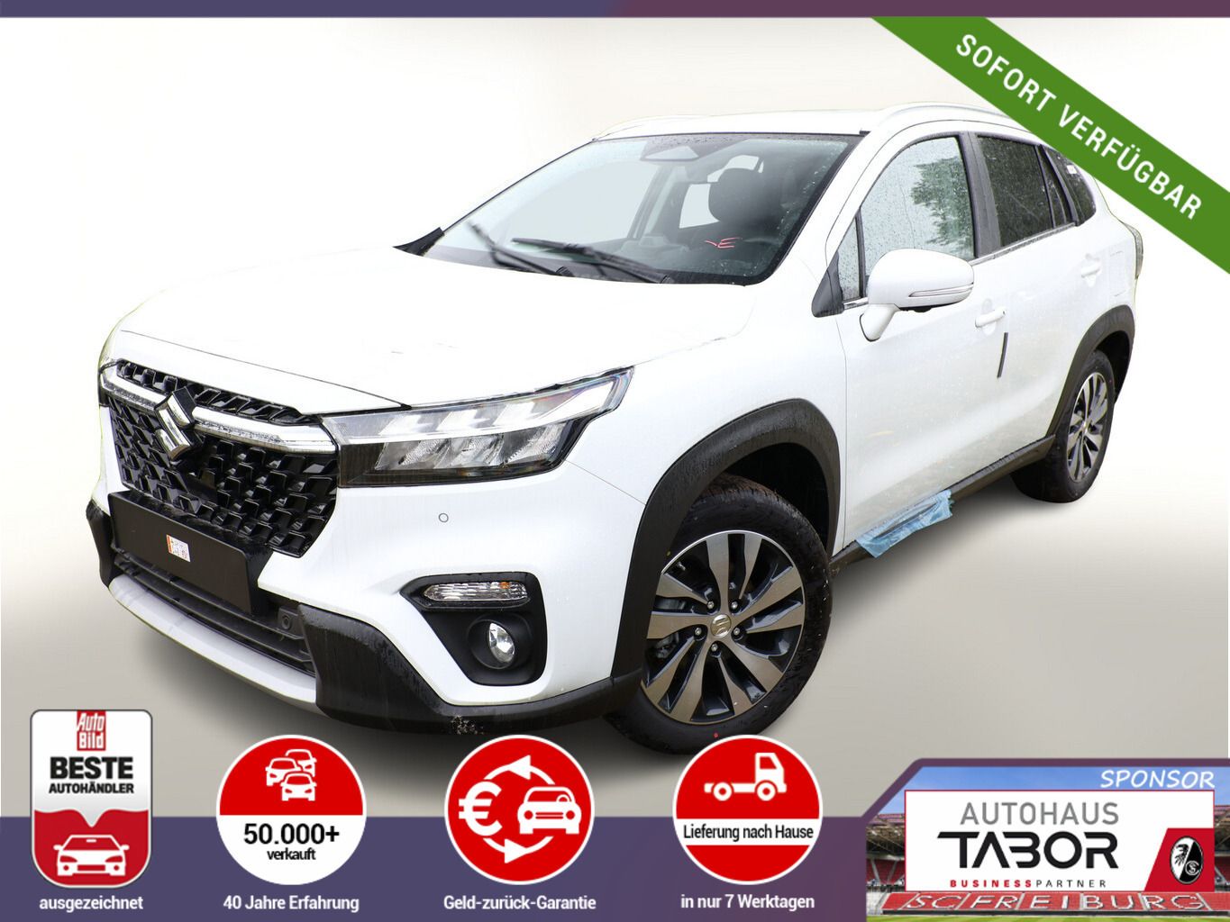 Suzuki S-Cross 1.4 MHEV 4WD Aut Comfort+ Pano 360° Lede