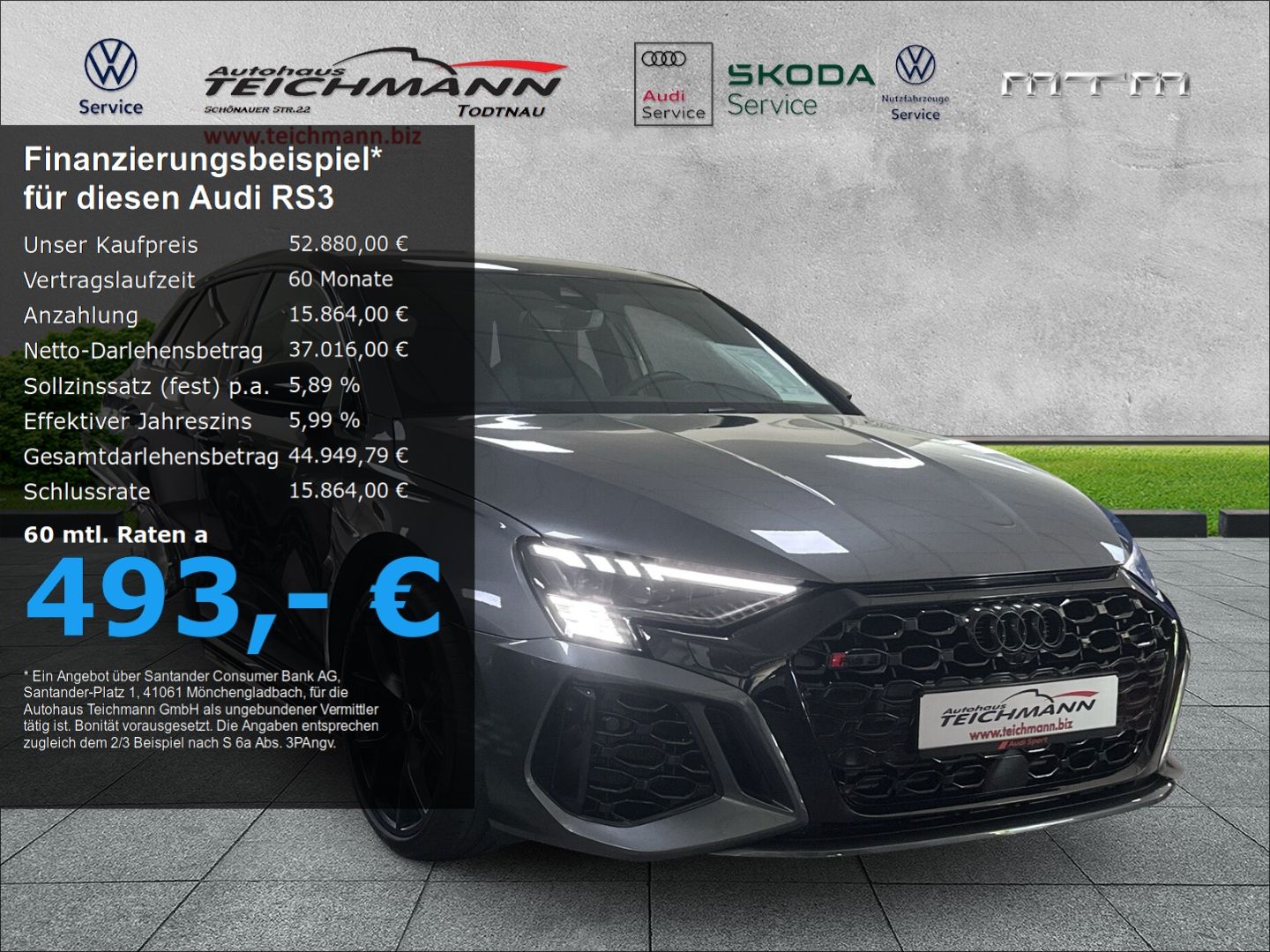 Audi RS3 Sportback 2.5TFSI quattro *Pano*Spurplatten*