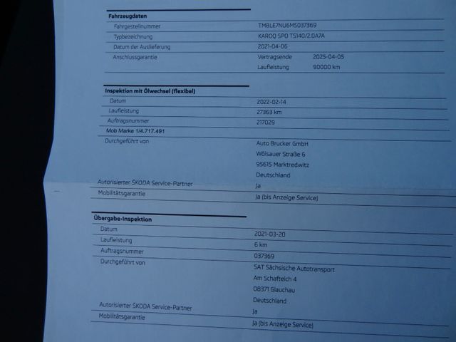 Fahrzeugabbildung Skoda Karoq Sportline 4x4/Virtual/LED/DSG/2.Hd/AHK/