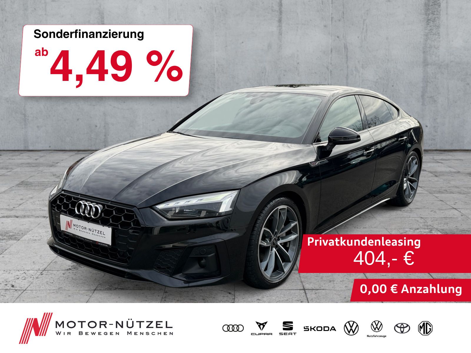 Audi A5 Sportback 40 TDI S-TR S-LINE MATRIX NAVI HuD foto 1