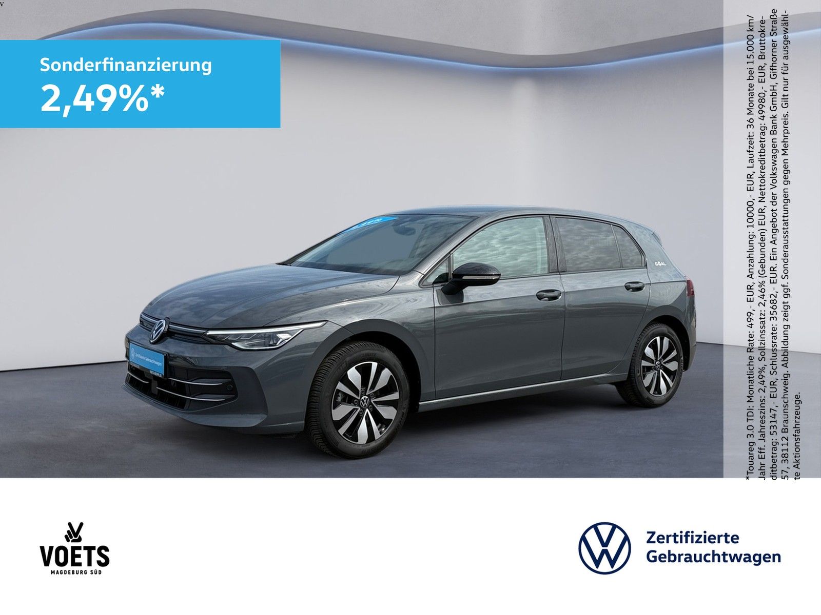 Volkswagen GOLF VIII GOAL 1.5 eTSI DSG IQ-LIGHT+NAV+AHK