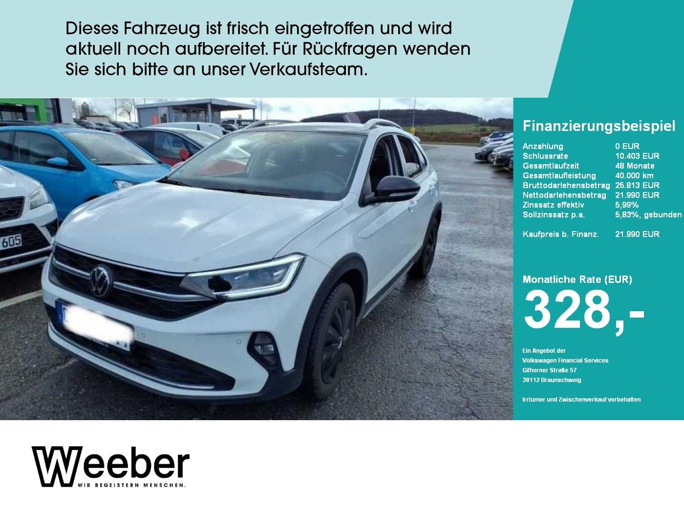 Volkswagen Taigo Style *NAVI*MATRIX*KAMERA*KEYLESS*ACC*