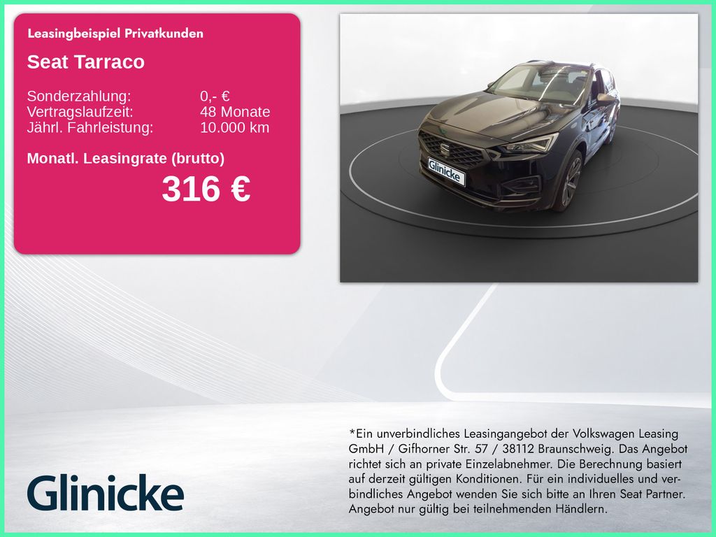 Seat Tarraco 2.0 TDI 4D FR 7-Sitzer LED LM 20" Navi 3