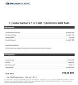 Hyundai Santa Fe HEV INTRO SONDERMODELL inkl. Glas-Schie - Hyundai SANTA FE in Saarbrücken