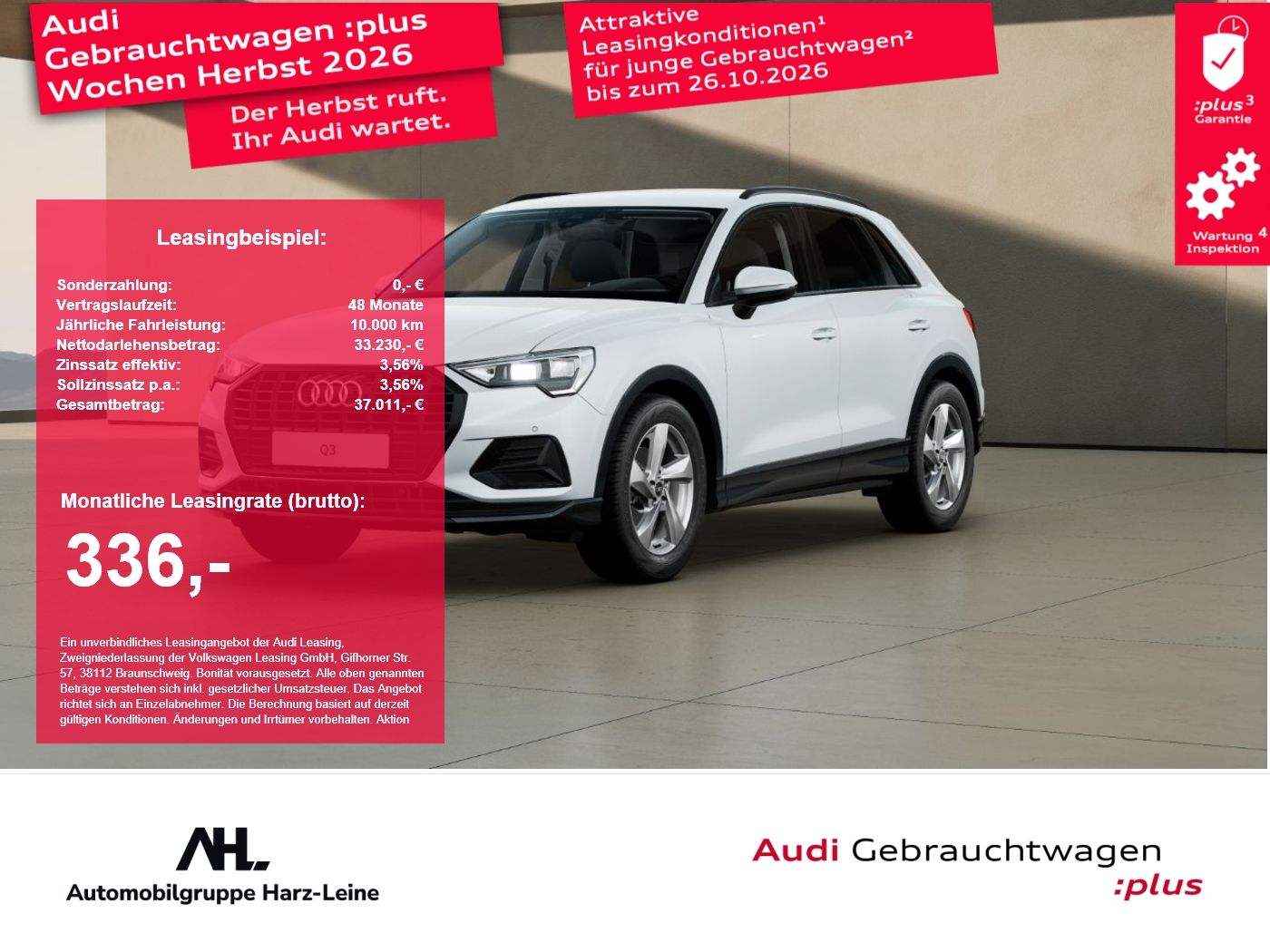 Audi Q3 advanced 35 TFSI Sportsitze Smartphone-Interf