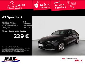 Audi Leasingangebot: Audi A3 Sportback 30 TFSI ADVANCED +LED+AHK+MMI NAVI+