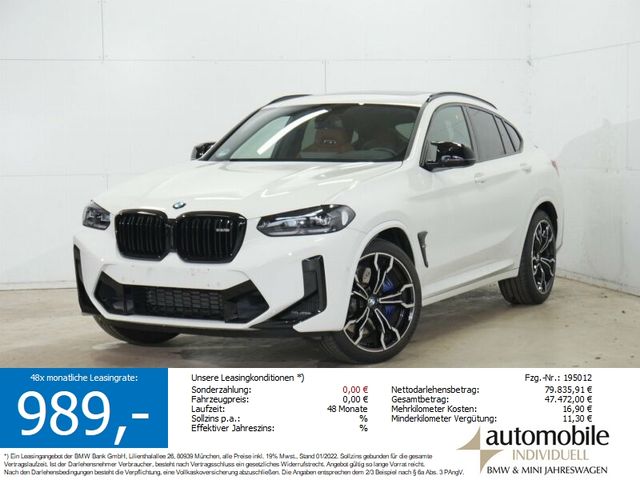 BMW X4 M Competition Paket LiveCockpit 21Zoll Panora