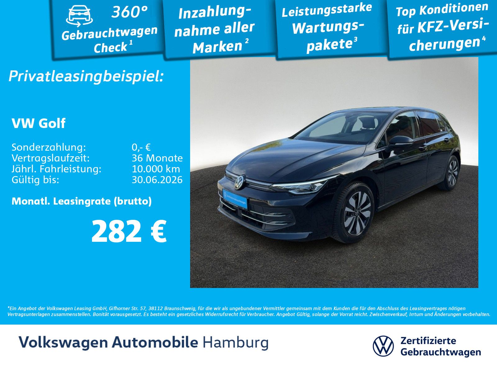 Volkswagen Golf VIII 1.5 eTSI Goal DSG LEDPlus AHK Kamera