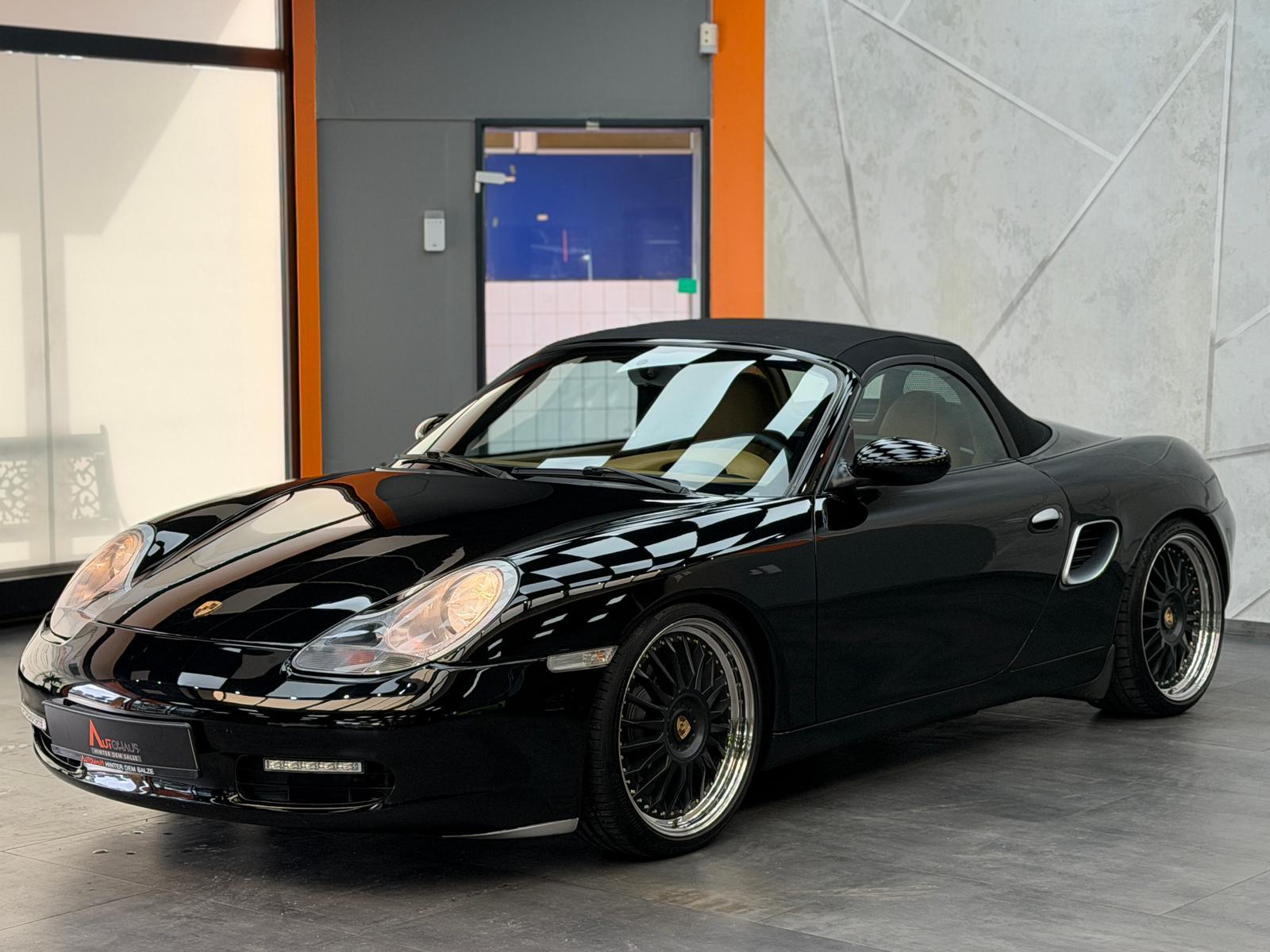 Porsche Boxster 986 2.7 | 220 ch | BVM | Cuir partiel beige | GPS | Régulateur de vitesse | Suspension sport