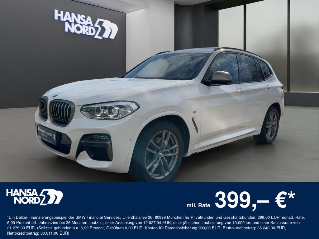 BMW X3 M40d LASER NAV HUD PANO MEMORY KAMERA 20" AHK