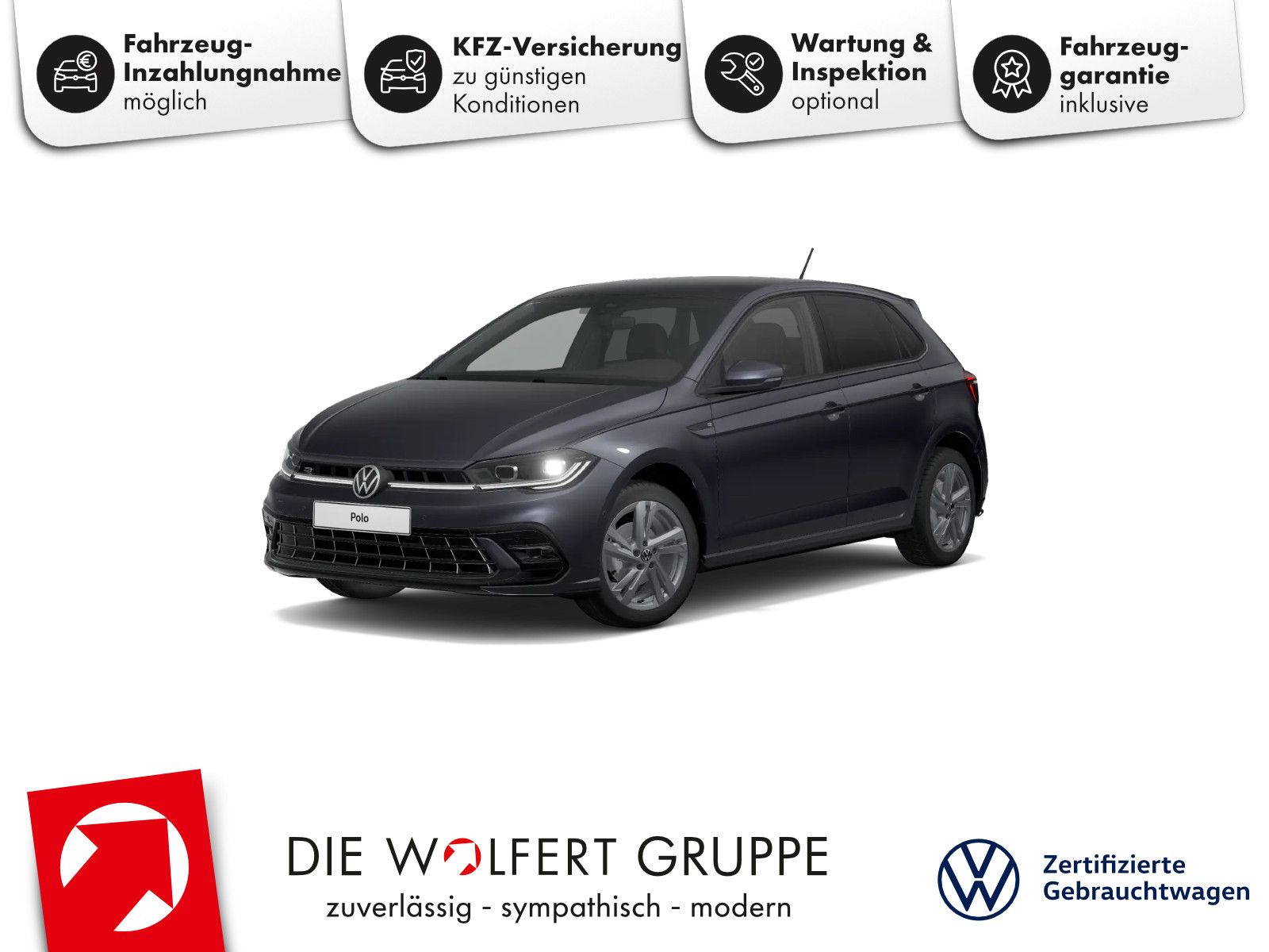 Volkswagen Polo R-Line 1.0 TSI DSG NAVI ACC RFK IQ-DRIVE