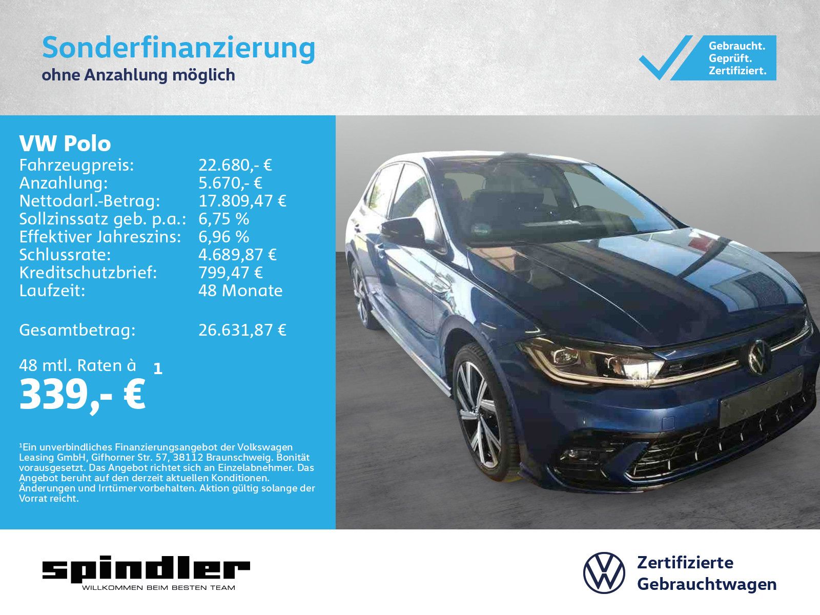 Volkswagen Polo R-Line 1.0 TSI DSG / IQ.Drive, Matrix, ACC