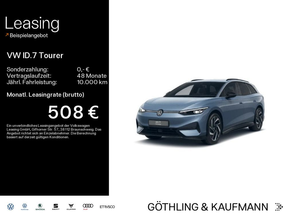 Volkswagen ID.7 Tourer Pro*NAVI*WP*AHK*H&K*360*DCC*IQ.LIGHT