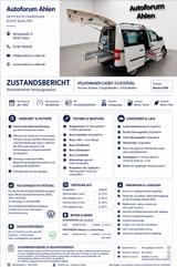 Volkswagen Caddy 2.0 EcoFuel Kommunaler Vorbesitz Sortimo - Volkswagen Caddy: 2k