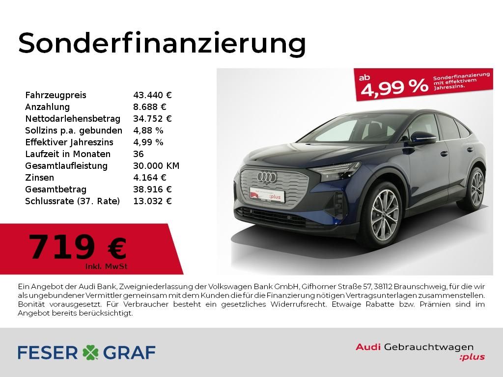 Audi Q4 Sportback e-tron 35 Matrix/AHK/360°/Alu20/ACC