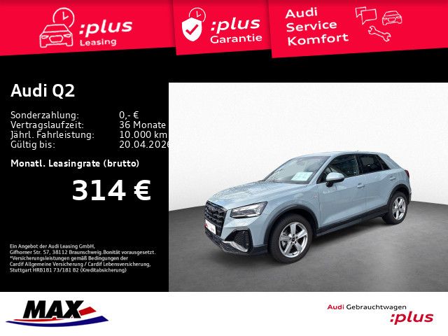Q2 35 TFSI S LINE +MATRIX+AHK+LEDER+NAVI+KAMERA+