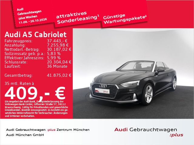 Audi A5 Cabriolet 40 TFSI advanced qu. Navi Kamera V foto 1
