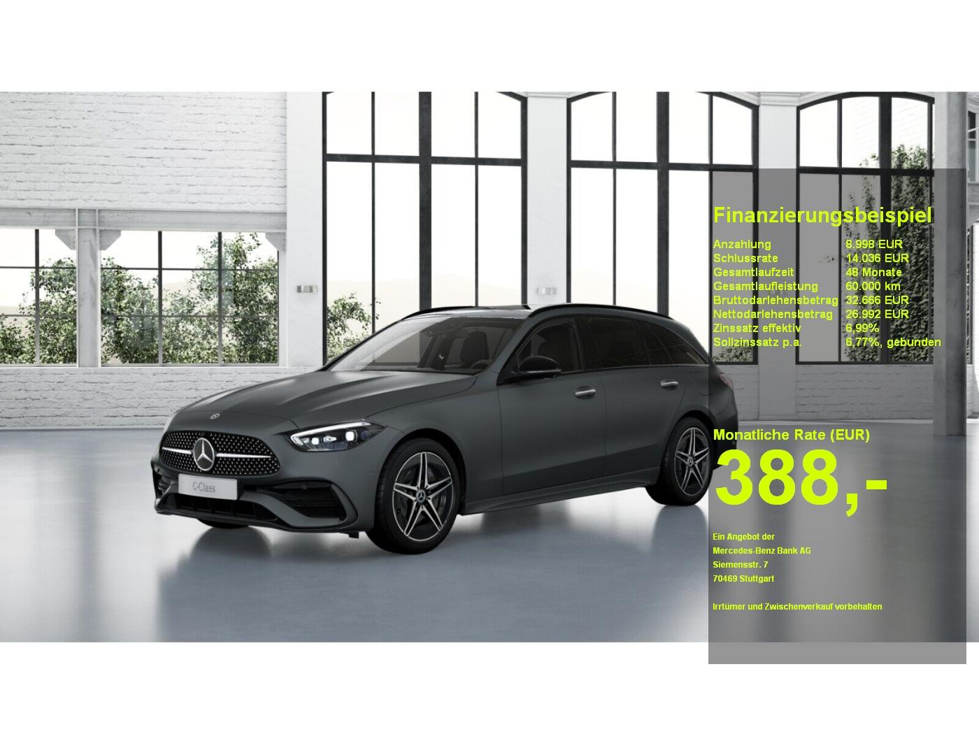 Mercedes-Benz C 300 e T AMG+PANO+AHK+HUD+MEMORY+CARPLAY