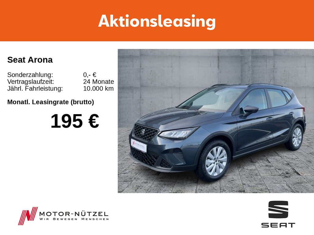 Seat Arona 116 PS/ SHZ/ PDC/ LED/ GRA/ DAB