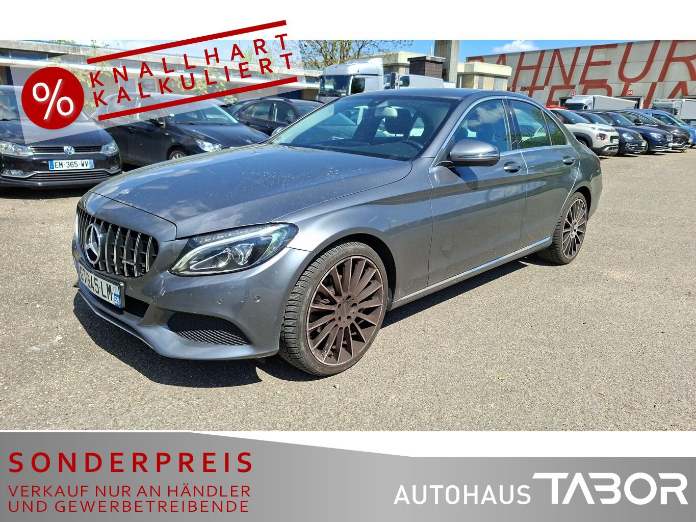 Mercedes-Benz C200d Lim Avantgarde LED Nav GRA Teilleder ParkA