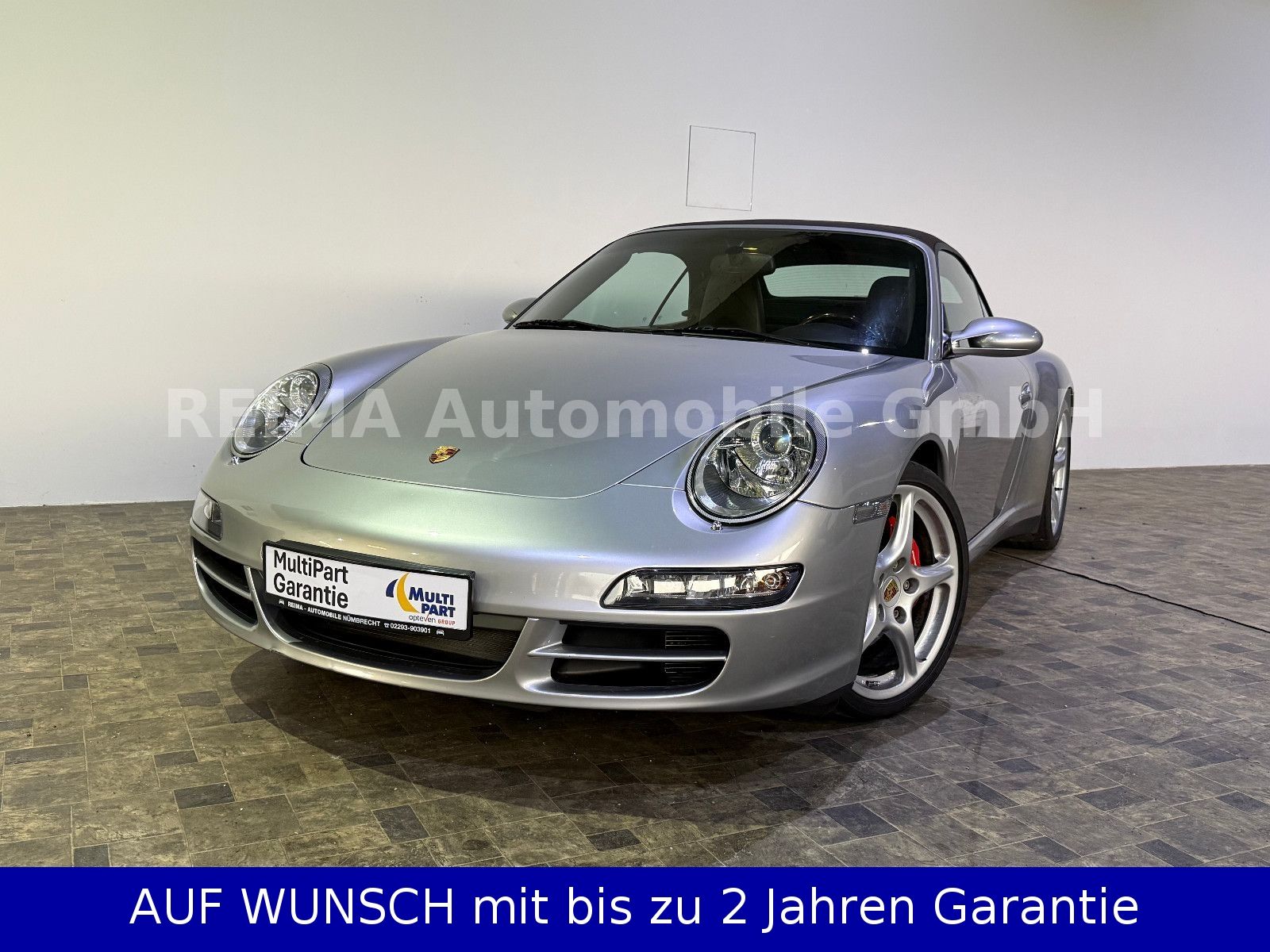 Fahrzeugabbildung Porsche 997 Carrera 4 S Cabrio, Deustche Auslieferung