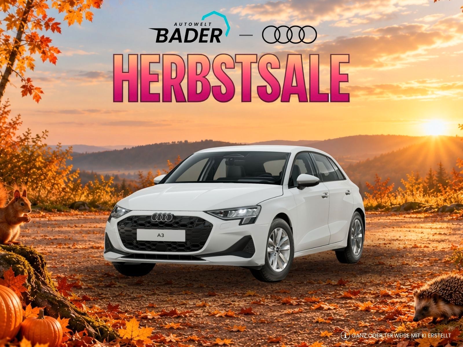 Audi A3 Sportback TFSI "Herbst-Sale" AUTOWELT-BADER!