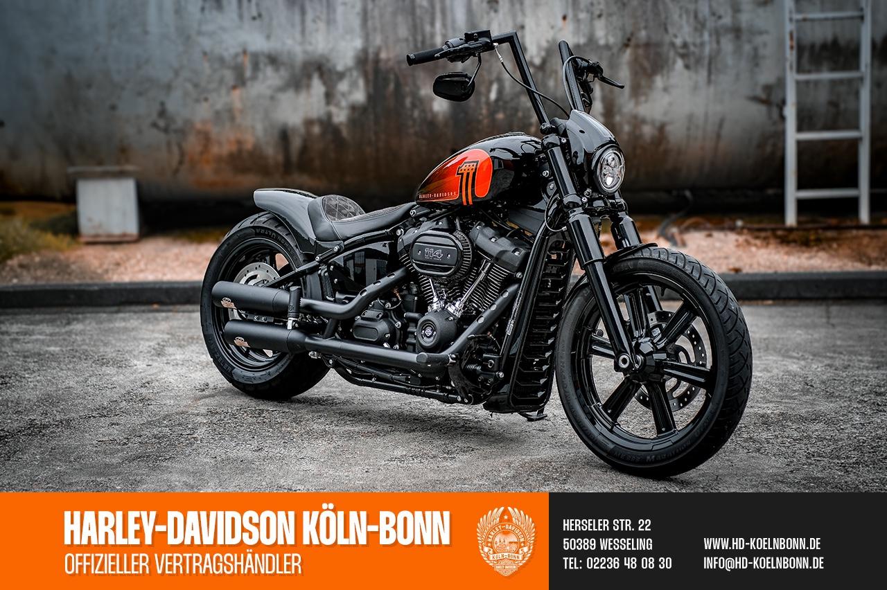 Harley-Davidson FXBBS Street Bob 114 -J&H-Ape-Heckumbau-200er-!