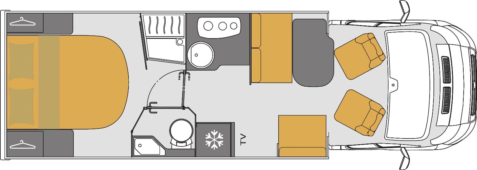 Mooveo Tei 74QB 1.HAND#SAT-TV#SOLAR#LIFTTRÄGER#TOP