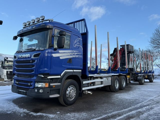 Scania R580 V8*6x4*PalfingerM12Z83*BLATT/BLATT*Kupplung