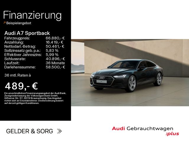 Audi A7 Sportback 50 TFSIe quattro B&O*HuD*Stadt*Tour