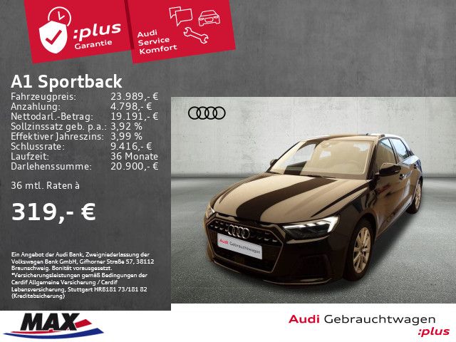 Audi A1 Sportback 30 TFSI ADVANCED LED+MMI NAV+VC+ALU