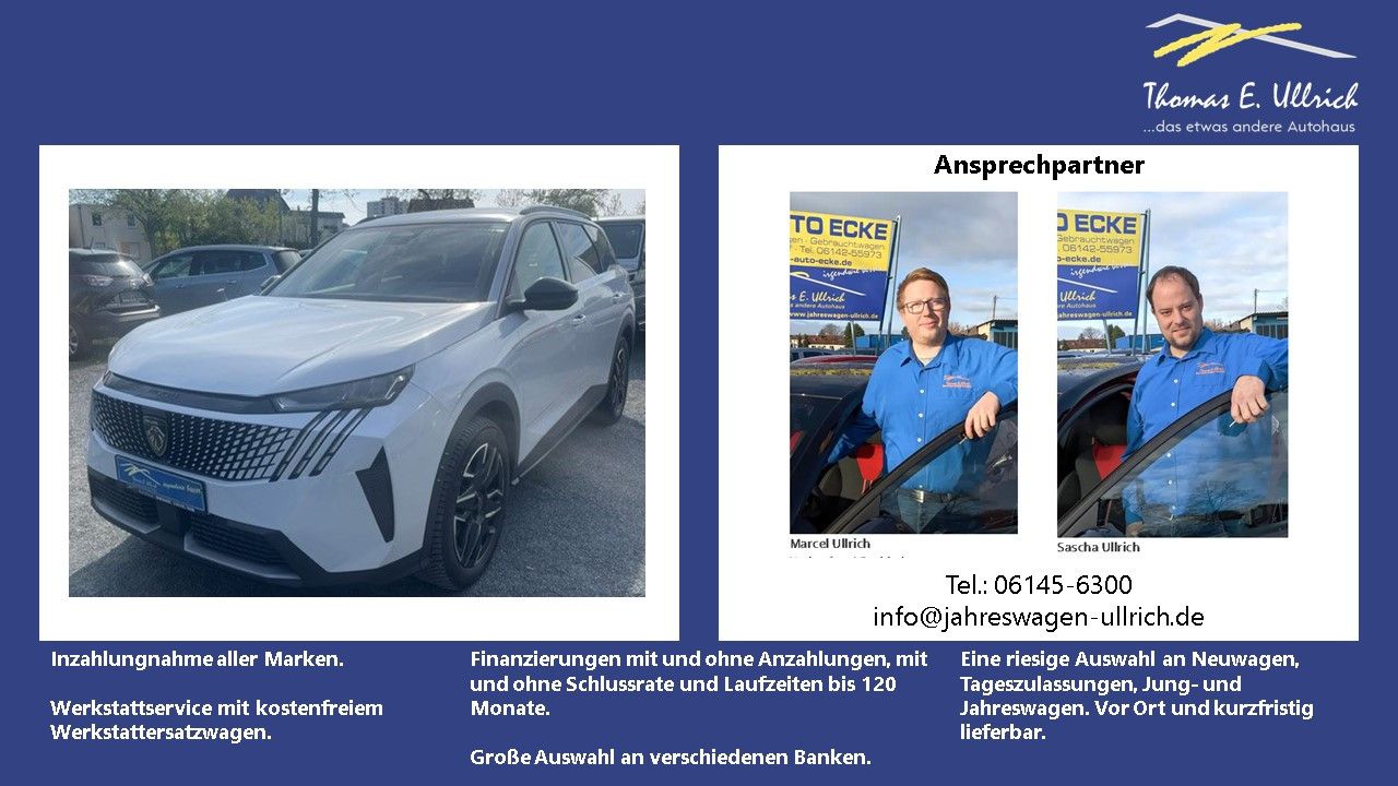 Fahrzeugabbildung Peugeot Neuer 5008 Allure MildHybrid AT+7Sitze+KlimaAT