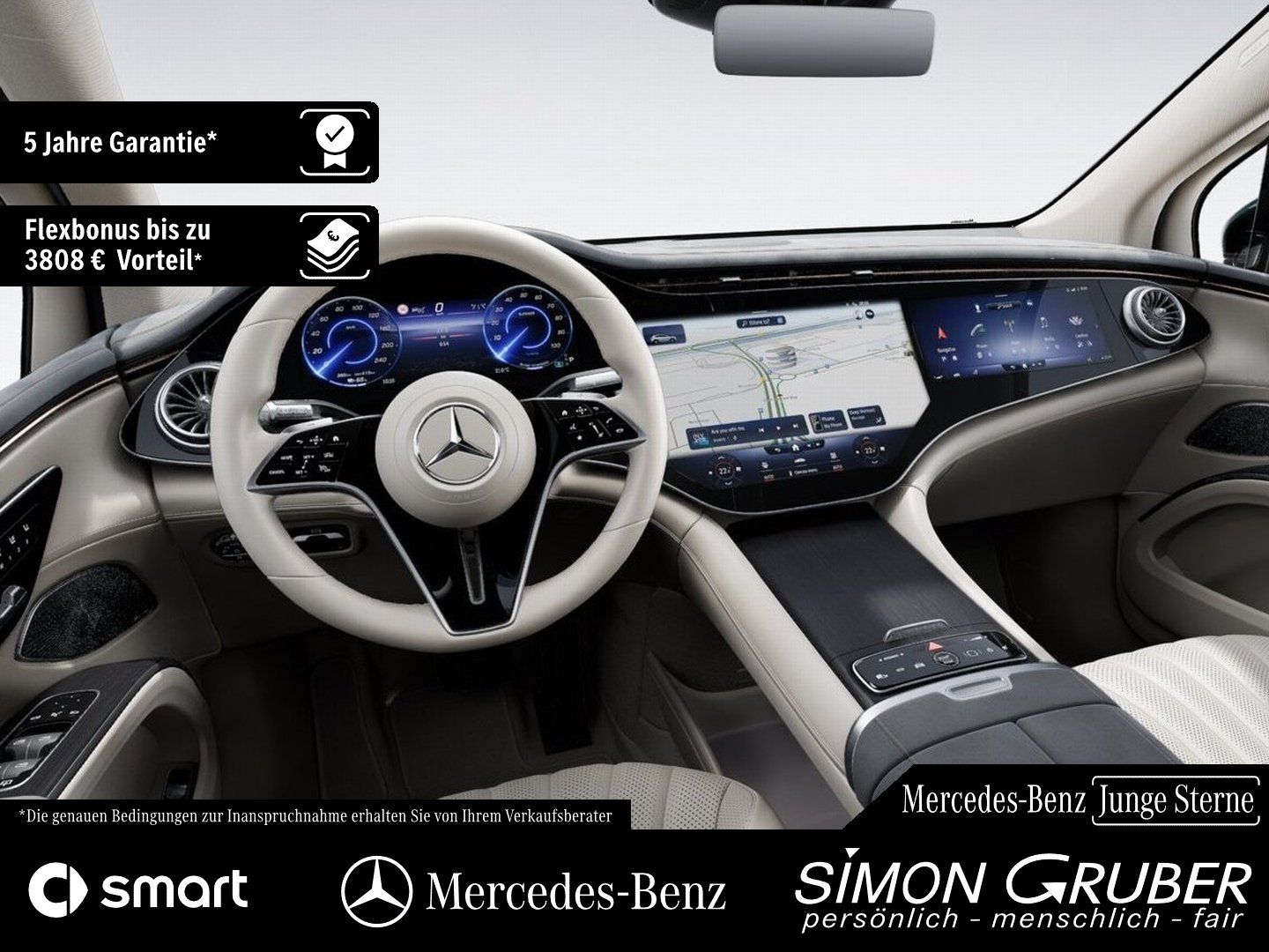 Fahrzeugabbildung Mercedes-Benz EQS 450 4M SUV Pano Burm Sitzklima Massage 7Sitz