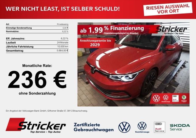 Volkswagen Golf MOVE 2.0TDI DSG 236,-ohne Anzahlung Pano Ka