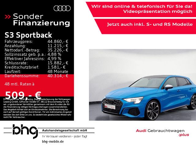 Audi S3 Sportback quattro S tronic ACC adaptiv Navi c