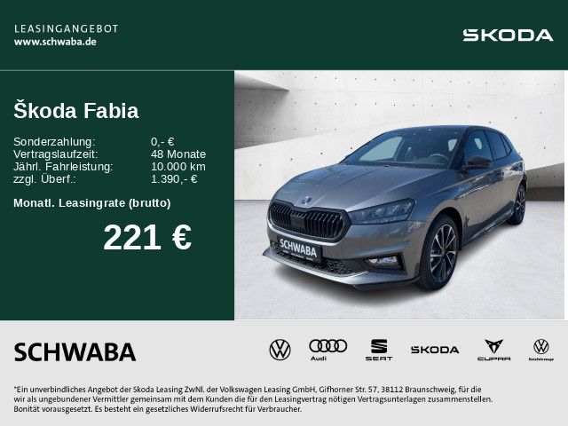 Skoda Fabia Monte Carlo 1,0 TSI DSG *ACC*17"*Virtual*