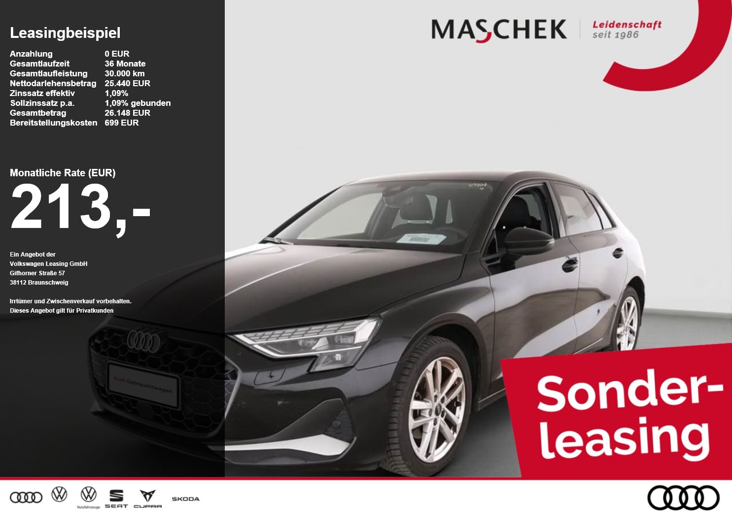 Audi A3 Sportback 35 TFSI Naviplus R-Cam Sitzh ACC VC
