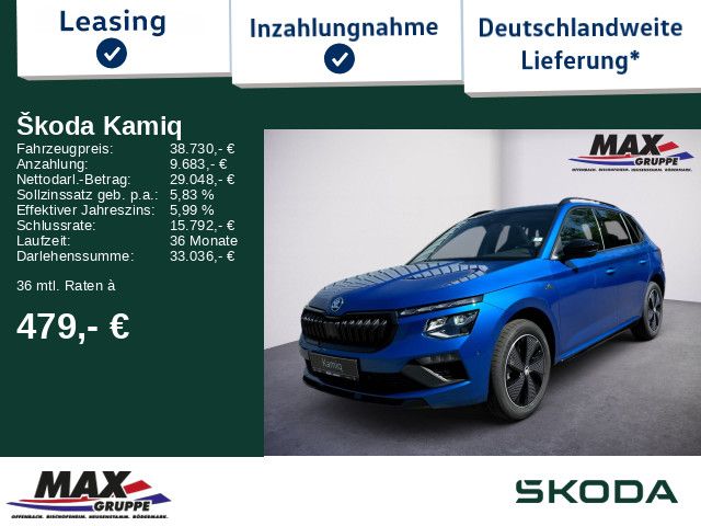Kamiq Monte CarloPANO*KAM*KEYLESS*NAVI*LED*CPLAY