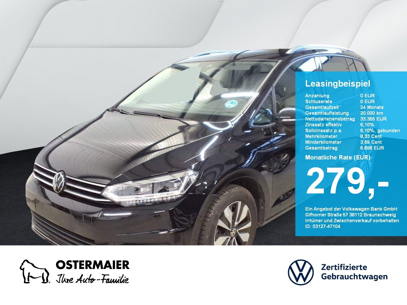 Volkswagen Touran CL GOAL 1.5TSI 150PS DSG ACC.7-S.AHK.NAVI