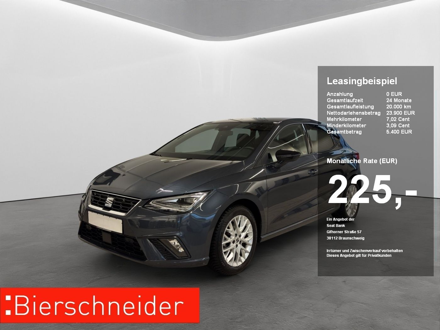 Seat Ibiza 1.5 TSI DSG FR ab 182.- bei 990.-Anzahlung