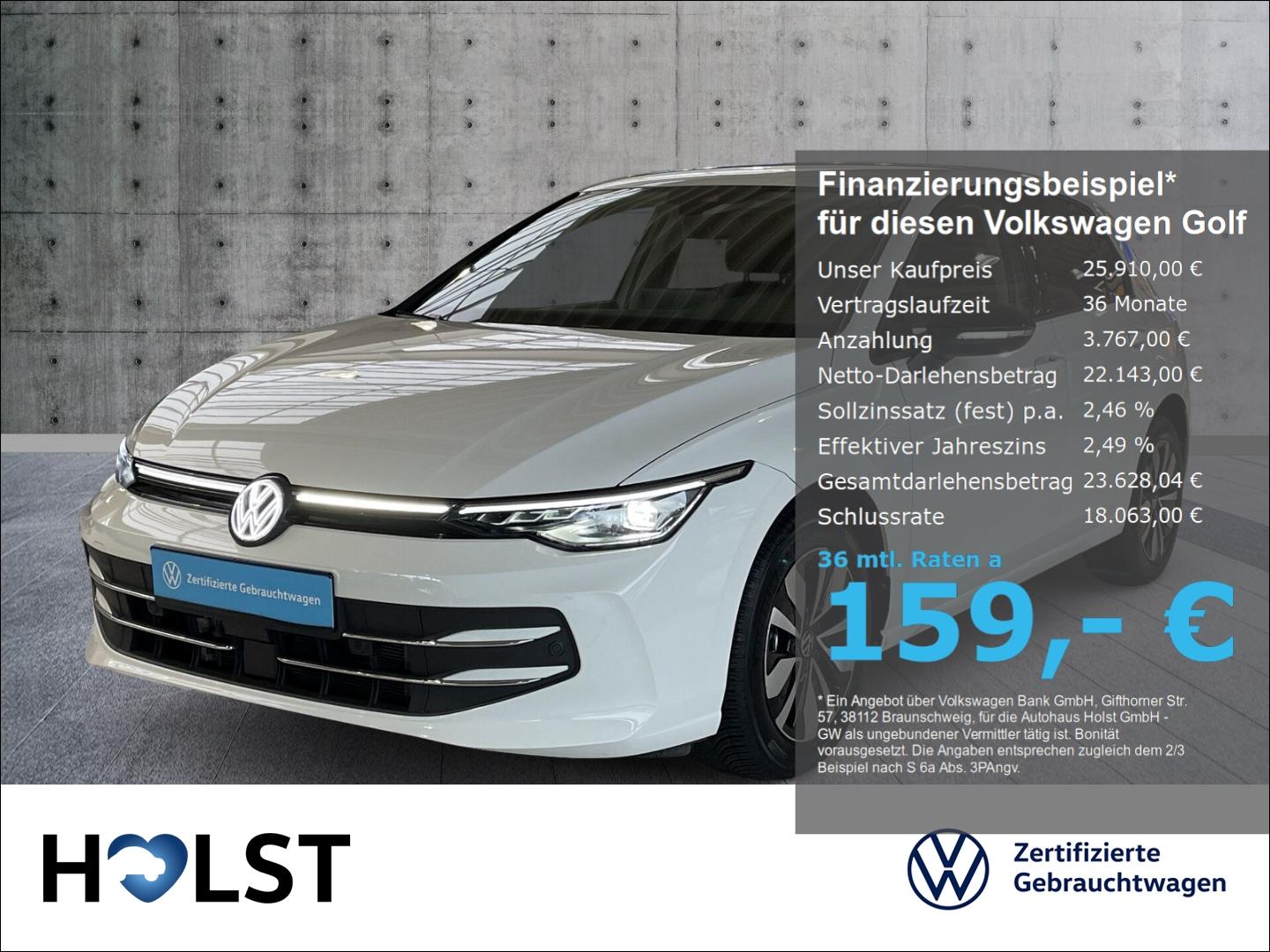 Volkswagen Golf VIII 1.5TSI Goal OPF GJR AHK LED