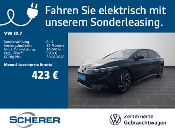 Volkswagen Leasingangebot: Volkswagen ID.7 Pro 82 kWh PANO AHK RFK NAVI MATRIX