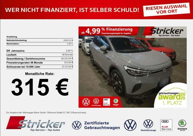 Volkswagen ID.4 Pro Performance 150/77 315,-ohne Anzahlung