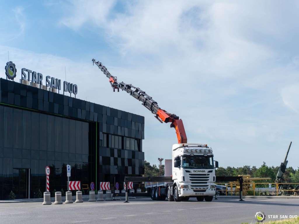 Scania  R560 8x2 PALFINGER PK 85002 Fly Jib Crane Kran