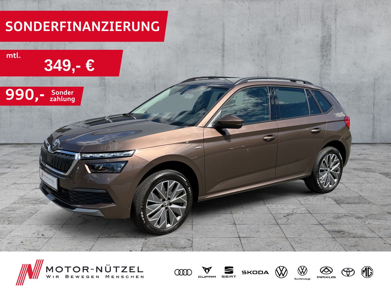 Skoda Kamiq 1.0 TSI CLEVER Voll-LED+APP+SHZ+RFK+DAB+BT