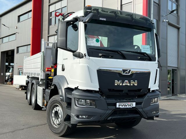 MAN TGS 26.400 6x4 Krankipper Fassi/SOFORT VERFÜGBAR