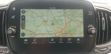 Fiat 500 Dolcevita-Navi-Panoramadach-Klimaaut