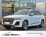 Audi Q7 55TFSI qu S LINE BLACK HUD AHK PANO 7-SITZER - Audi Q7: Weiß
