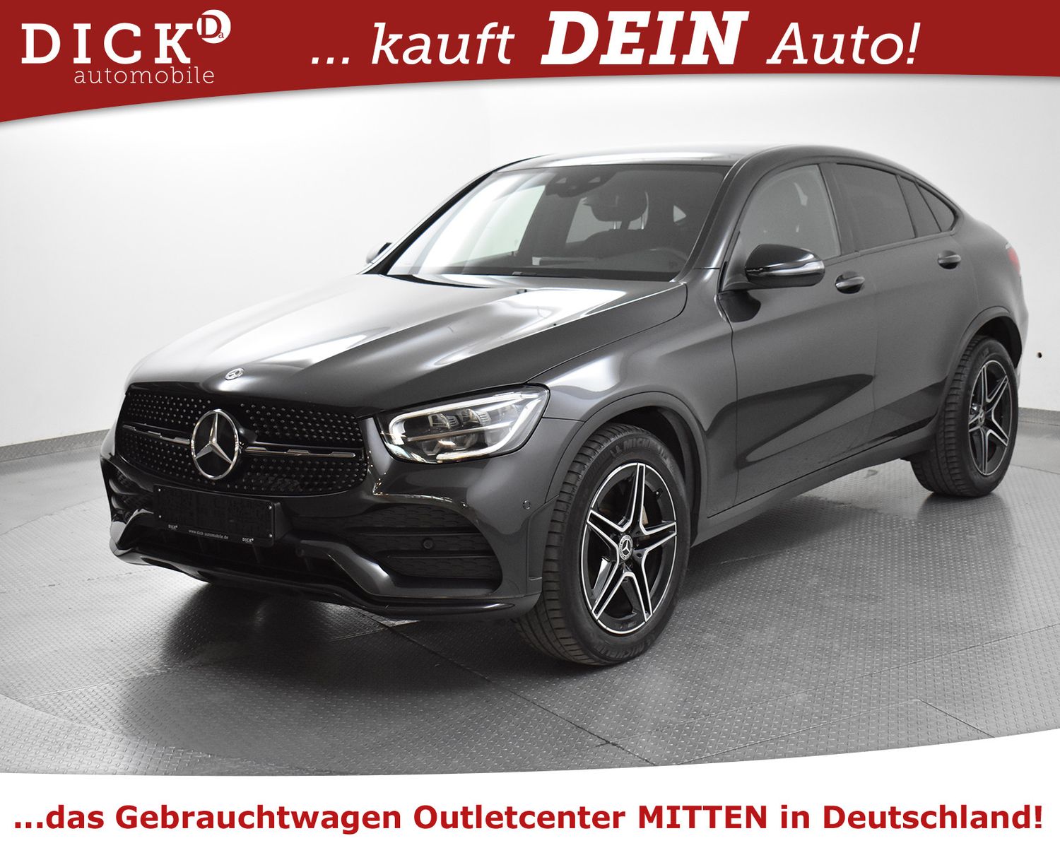 MERCEDES-BENZ GLC 220d Coupe 4M 2X AMG Line NIGHT+LED+KAM+19" - Image 4